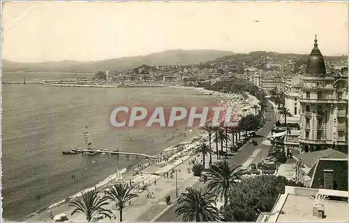 Moderne Karte Cannes Vue generale