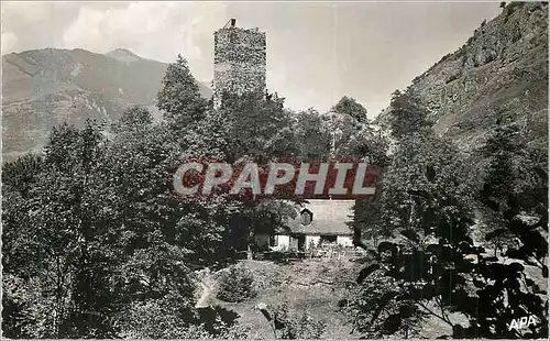 Moderne Karte Environs de Luchon Superbagneres La Tour et l Auberge de Castelvich sur la route de la Vallee de