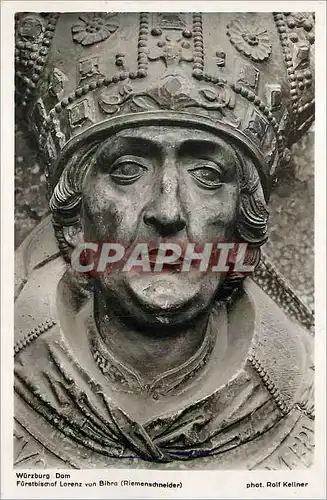 Cartes postales moderne Wurzburg Tilm Riemenschneider Grabmal ds Furstbischofs Lorenz von Bibra