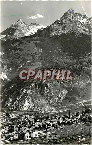 Moderne Karte Modane Vue generale l Aiguille Doran et Le Rateau d Aussois