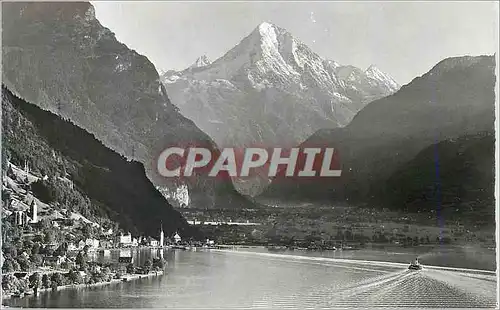 Cartes postales moderne Urnersee Fluelen mit Bristenstock