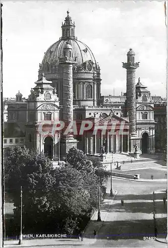 Moderne Karte Wien Karlskirche