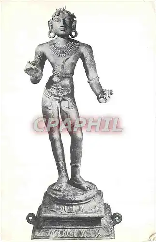 Moderne Karte Bronze Statue of Sundara Murthi Swami The Colombo National Museum Sri Lanka Ceylon