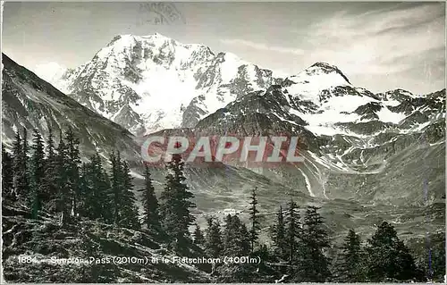 Cartes postales moderne Simplon Pass et le Fletschorn