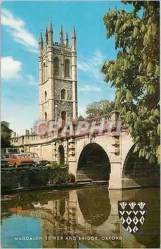 Cartes postales moderne Magdalen Tower and Bridge Oxford