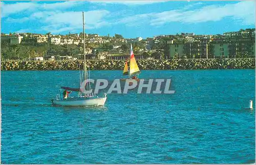 Cartes postales moderne World famous Marina Del Rey California Colorful view of the Channel leading to the blue Pacific
