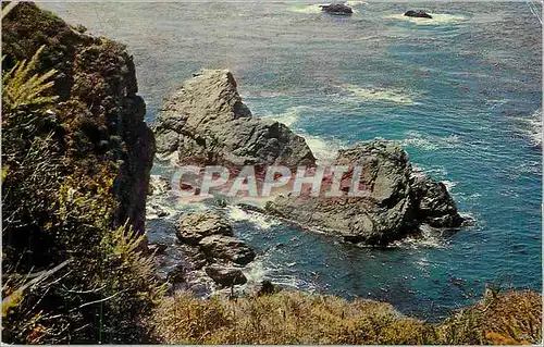 Cartes postales moderne The Pacific Coastline in Big Sur California on Highway I