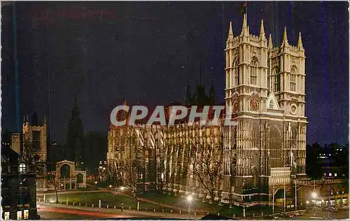 Cartes postales moderne Westminster Abbey floodlit London