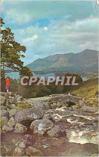 Cartes postales moderne Ashness Bridge and Derwent water