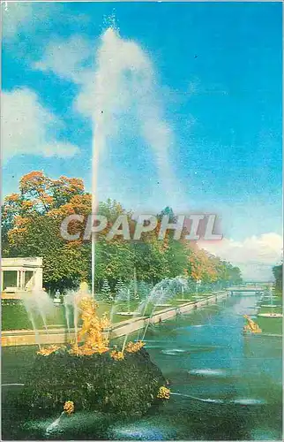 Cartes postales moderne Petrodvarets Pool of the Great Cascade The Samson Fountain