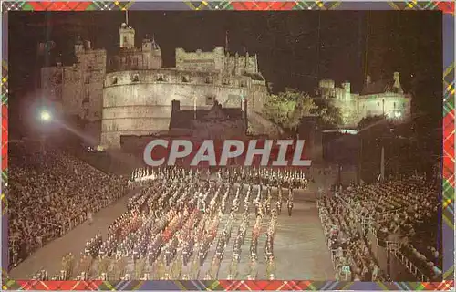 Moderne Karte The Military tattoo at the castle Edinburgh  Militaria