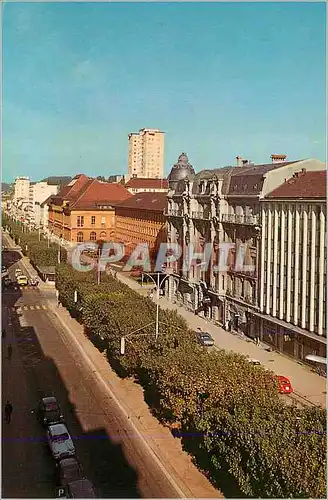 Moderne Karte La Chaux de Fonds