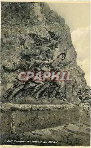 Moderne Karte Vieil Armand Monument  Militaria