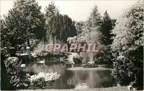 Moderne Karte Vichy Allier Le Lac et les Cygnes