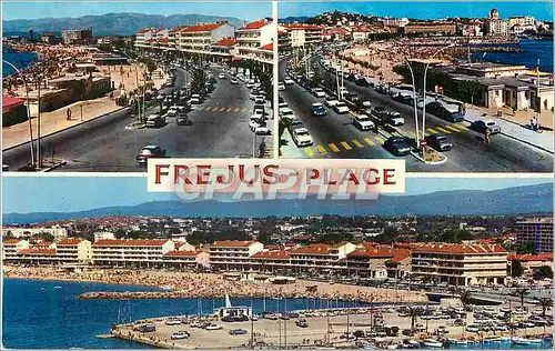 Moderne Karte Frejus Plage Var Le boulevard de la Liberation