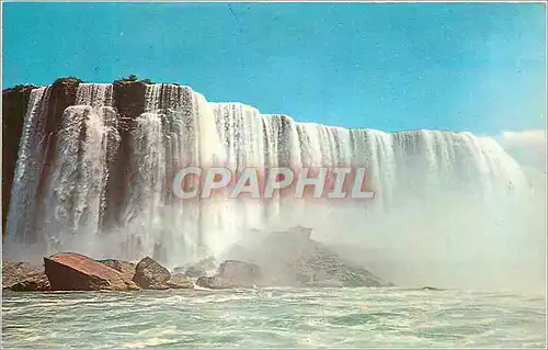 Cartes postales moderne Horsehoe Falls The churning waters of the great Niagara