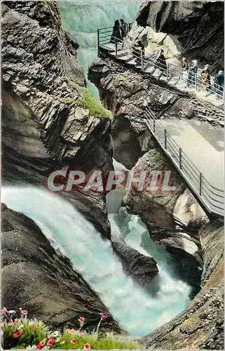 Cartes postales moderne Lauterbrunnen Trummelbach