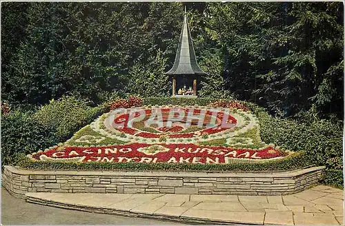 Cartes postales moderne Interlaken Kursaal Blumenuhr