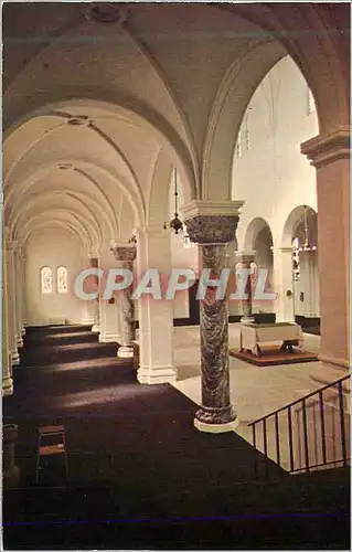 Moderne Karte A view of the nave of the Archabbey Church at St Meinrad Indiana