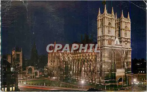 Cartes postales moderne Westminster Abbey Floodlit London