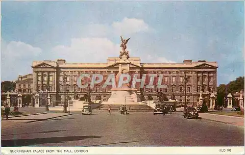 Cartes postales moderne Buckingham Palace from the mall London