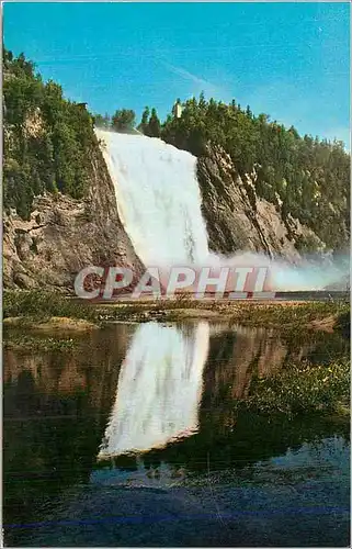 Cartes postales moderne La magnifique chute Montmorency a quelques mille de la Cite de Quebec