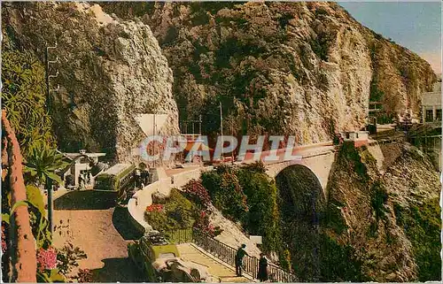 Moderne Karte Menton Le Pont St Louis Autobus