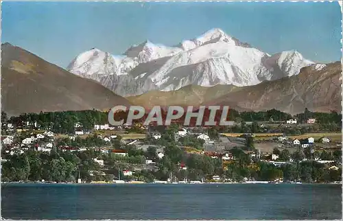 Cartes postales moderne Le Mont Blanc vu de Geneve