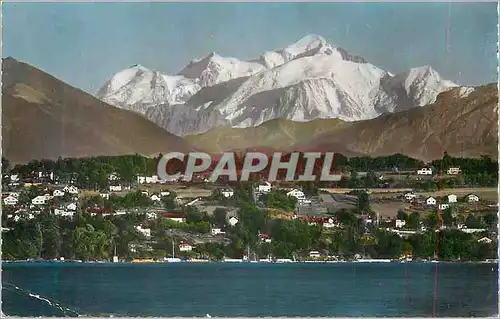 Cartes postales moderne Le Mont Blanc vu de Geneve