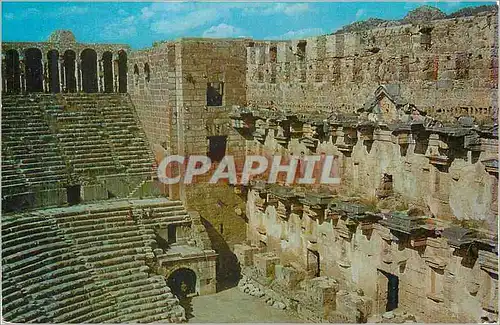 Moderne Karte Aspendos Theatre One of the best preserved remains Antalya Turkey