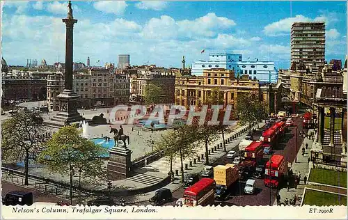 Cartes postales moderne Nelsons Column Trafalgar Square London