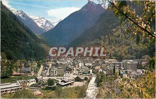 Cartes postales moderne Cauterets Htes Pyr Vue venerale prise du Mamelon Vert