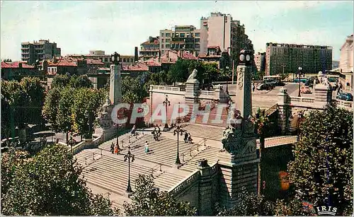 Cartes postales moderne Marseille Les Escaliers de la gare