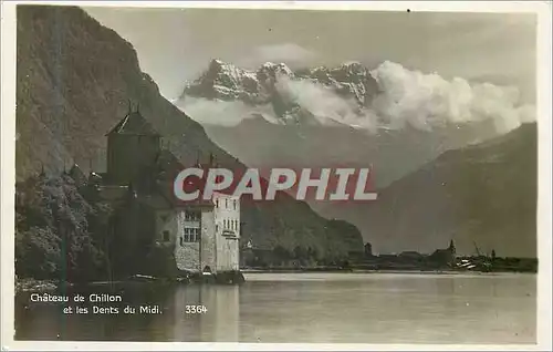 Cartes postales moderne Chateau de Chillon et les Dents du Midi