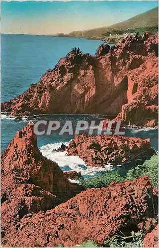 Cartes postales moderne La Corniche d'Or Les Rochers Rouges dans le Trayas