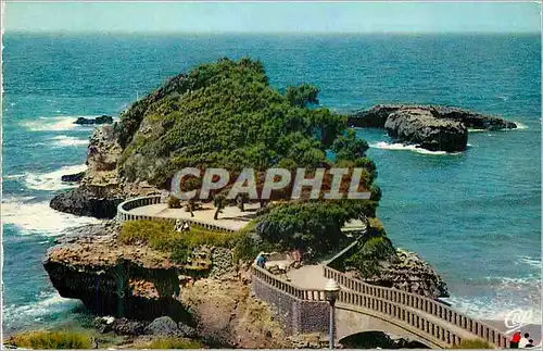 Cartes postales moderne Biarritz Le Rocher du Basta