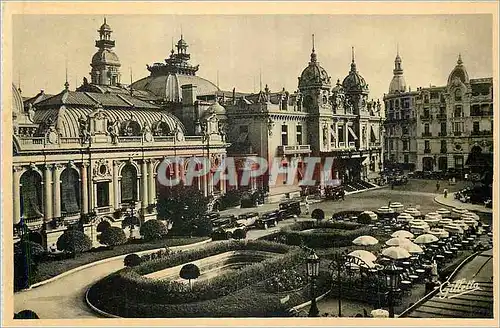Cartes postales moderne Cote d'Azur Artistique Monte Carlo Casino et Hotel de Paris