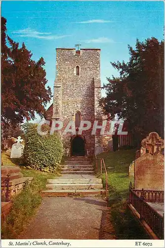 Moderne Karte St Martin Church Canterbury