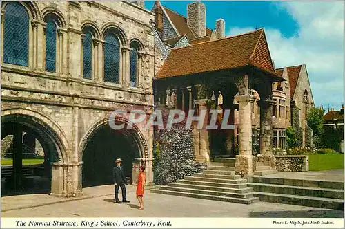 Cartes postales moderne The Norman Staircase Kings School Canterbury Kent