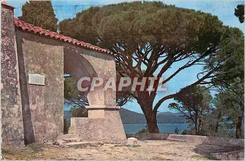 Moderne Karte St Tropez Var Chapelle Ste Anne