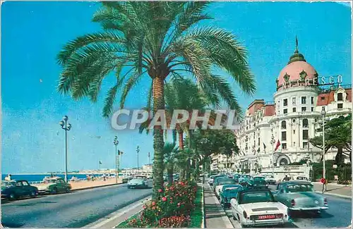 Moderne Karte La Cote d'Azur Nice