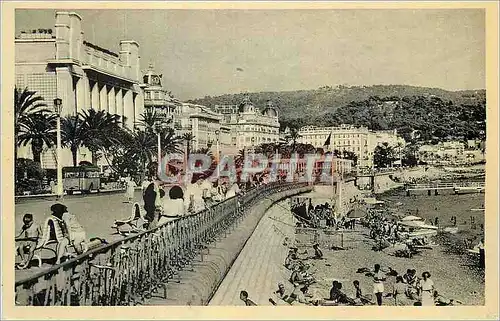 Cartes postales moderne Nice La Promenade des Anglais et le Palais de la Mediterranee