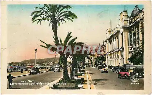 Cartes postales moderne Nice La Promenade et le Palais