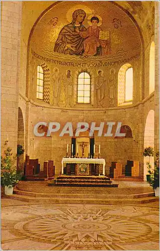 Moderne Karte Jerusalem Mount Zion Basilica of the Dormition Abbey