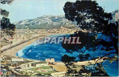 Cartes postales moderne Marseille Le Roucas Blanc La Plage