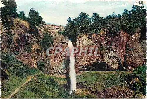 Moderne Karte Le Cantal Pittoresque Cascade des Salins entre Maurlac et Aurillac