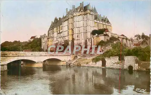 Cartes postales moderne Chateaudun E et L Le Chateau facade ouest et le Loir
