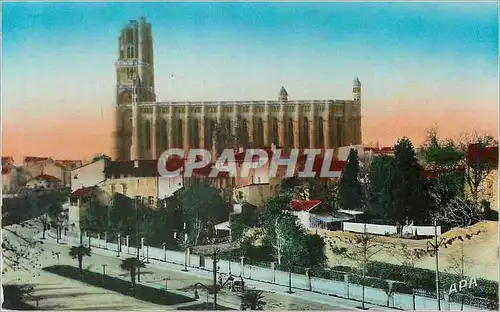 Cartes postales moderne Albi Boulevard General Sibille et Cathedrale Ste Cecile