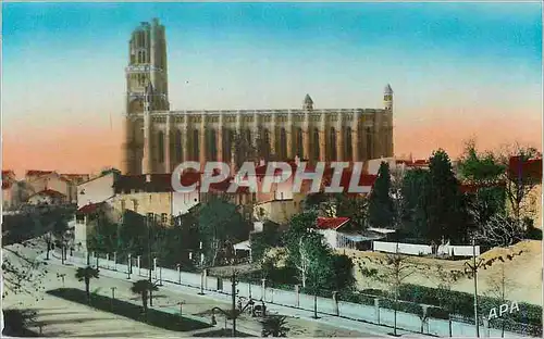 Moderne Karte Albi Boulevard General Sibille et Cathedrale Ste Cecile