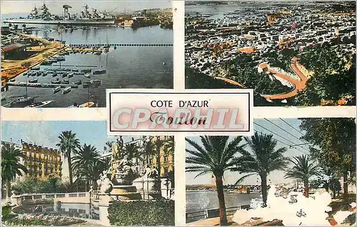 Cartes postales moderne Cote d'Azur Toulon Bateaux